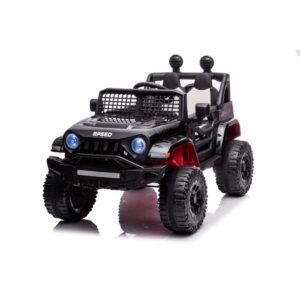 Ηλεκτροκίνητο Αυτοκίνητο Jeep 4x4 με τηλεχειριστήριο 12V Μαύρο 6588-BL